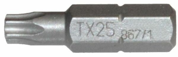FORMAT 867/1 T25x25 MM 1/4'' Torx Bits Uç