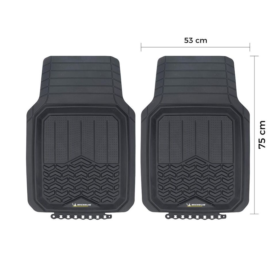 Michelin MC34594 Tüm Araçlara Uyumlu 2 Parça Üniversal 3D Havuzlu Oto Paspas