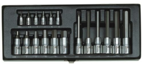 Proxxon Allen Başlı Vidalar İçin Lokma Takımı 18 Parçalı / PR23100