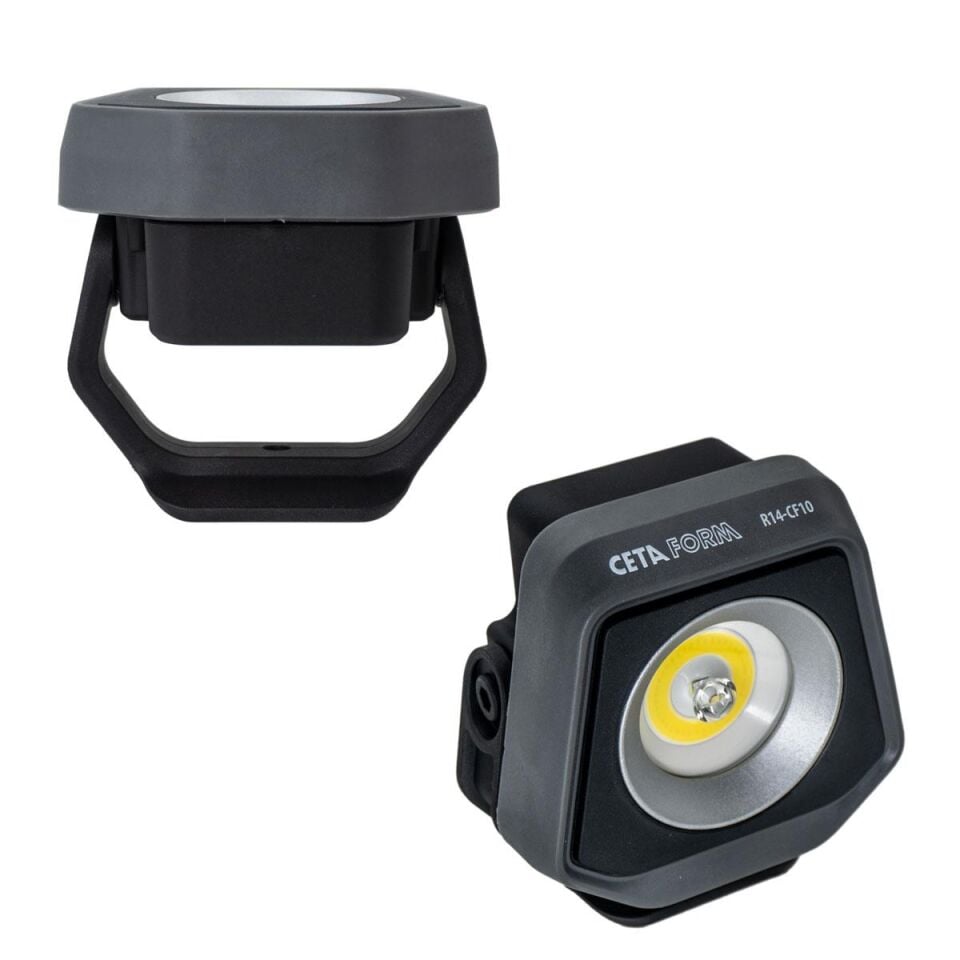 CETA-FORM R14-CF10 Şarjlı Kompakt Led Projektör Lamba 1000 Lümen