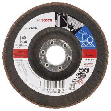 Bosch 125 mm 60 K Best for Metal Flap Disk