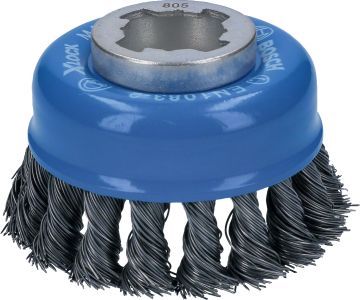 Bosch Aksesuarlar Bosch - X-LOCK - Heavy Serisi Metal İçin Burgulu Tel Fırça 75*0,5 mm