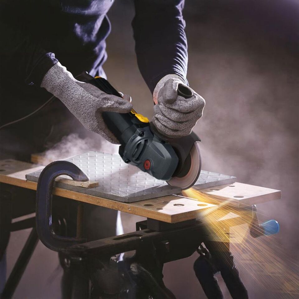 CAT DA09051 115mm Profesyonel Çelik, İnox, Demir Elmas Metal Kesme Diski (Soketli, Aralıklı Kenar)