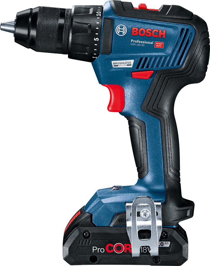 Bosch Profesyonel Seri Bosch Professional GSR 18V-50 Akülü Delme Vidalama Makinesi
