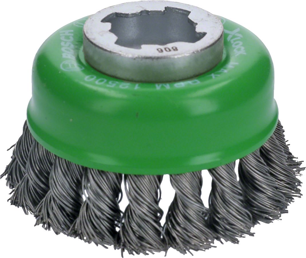 Bosch Aksesuarlar Bosch - X-LOCK - Heavy Serisi Inox İçin Burgulu Tel Fırça 75*0,5 mm