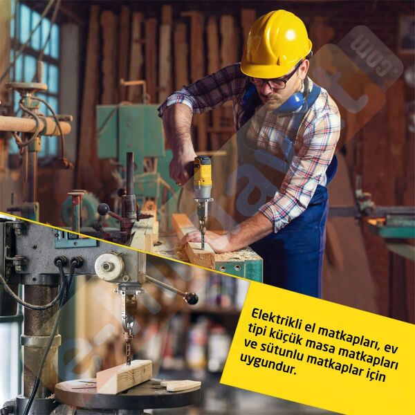 ROX Wood Kare Delik Zıvana Adaptörü 10 mm Matkap Uçlu (153ROX0271)