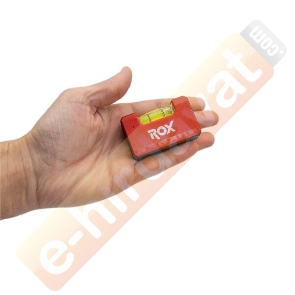 ROX Mıktanıslı Cep Tipi Mini Su Terazisi 65 mm (153ROX0280)