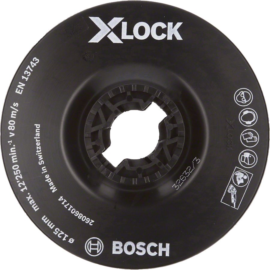 Bosch Aksesuarlar Bosch - X-LOCK - 125 mm Fiber Disk Yumuşak Taban