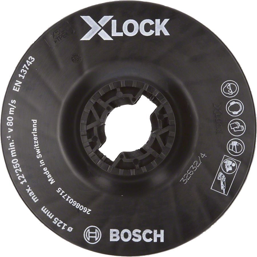 Bosch Aksesuarlar Bosch - X-LOCK - 125 mm Fiber Disk Orta Sertlikte Taban