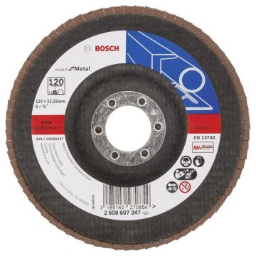 Bosch Aksesuarlar Bosch - 125 mm 120 Kum Expert Serisi Metal Flap Disk