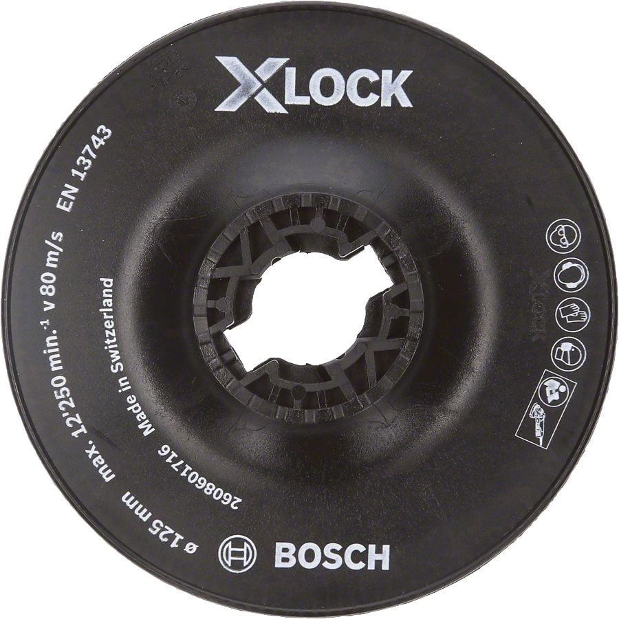 Bosch Aksesuarlar Bosch - X-LOCK - 125 mm Fiber Disk Sert Taban