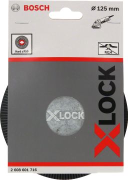 Bosch Aksesuarlar Bosch - X-LOCK - 125 mm Fiber Disk Sert Taban
