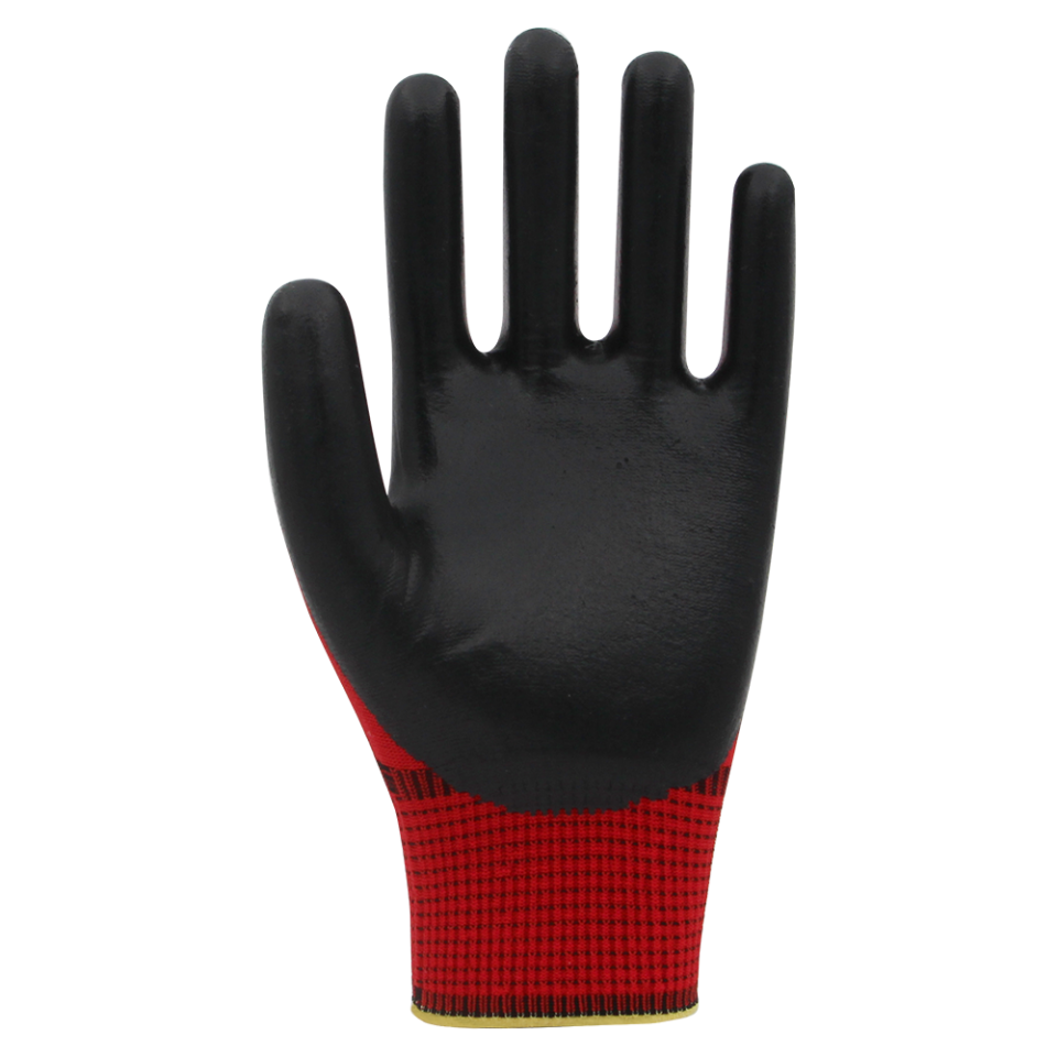 BEYBİ PN-5 Kırmızı Siyah 10 Numara Nitril İş Eldiveni