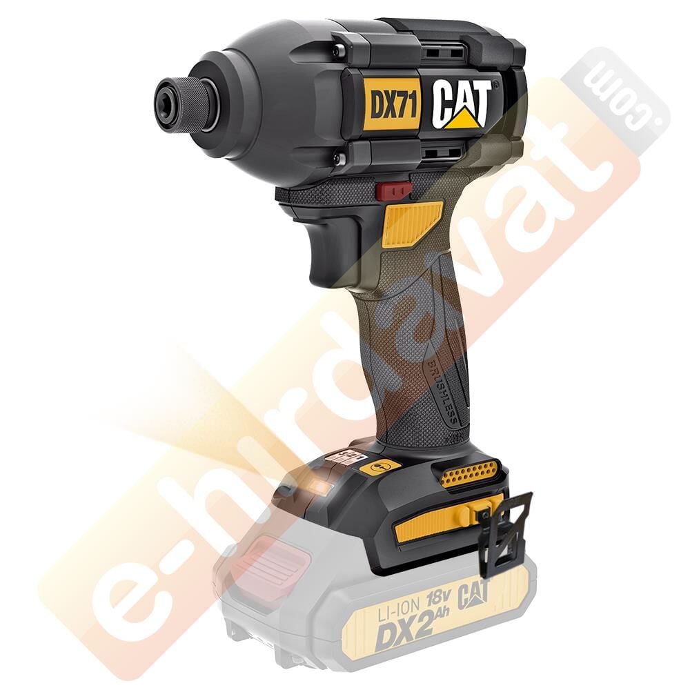 CAT DX71B 18Volt 215Nm Kömürsüz Profesyonel Şarjlı Darbeli Tornavida (Akü Dahil Değildir)