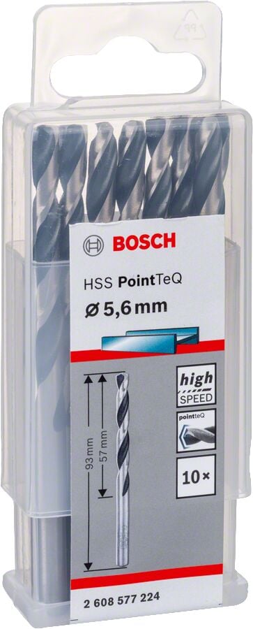 Bosch - HSS-PointeQ Metal Matkap Ucu 5,6 mm 10'lu
