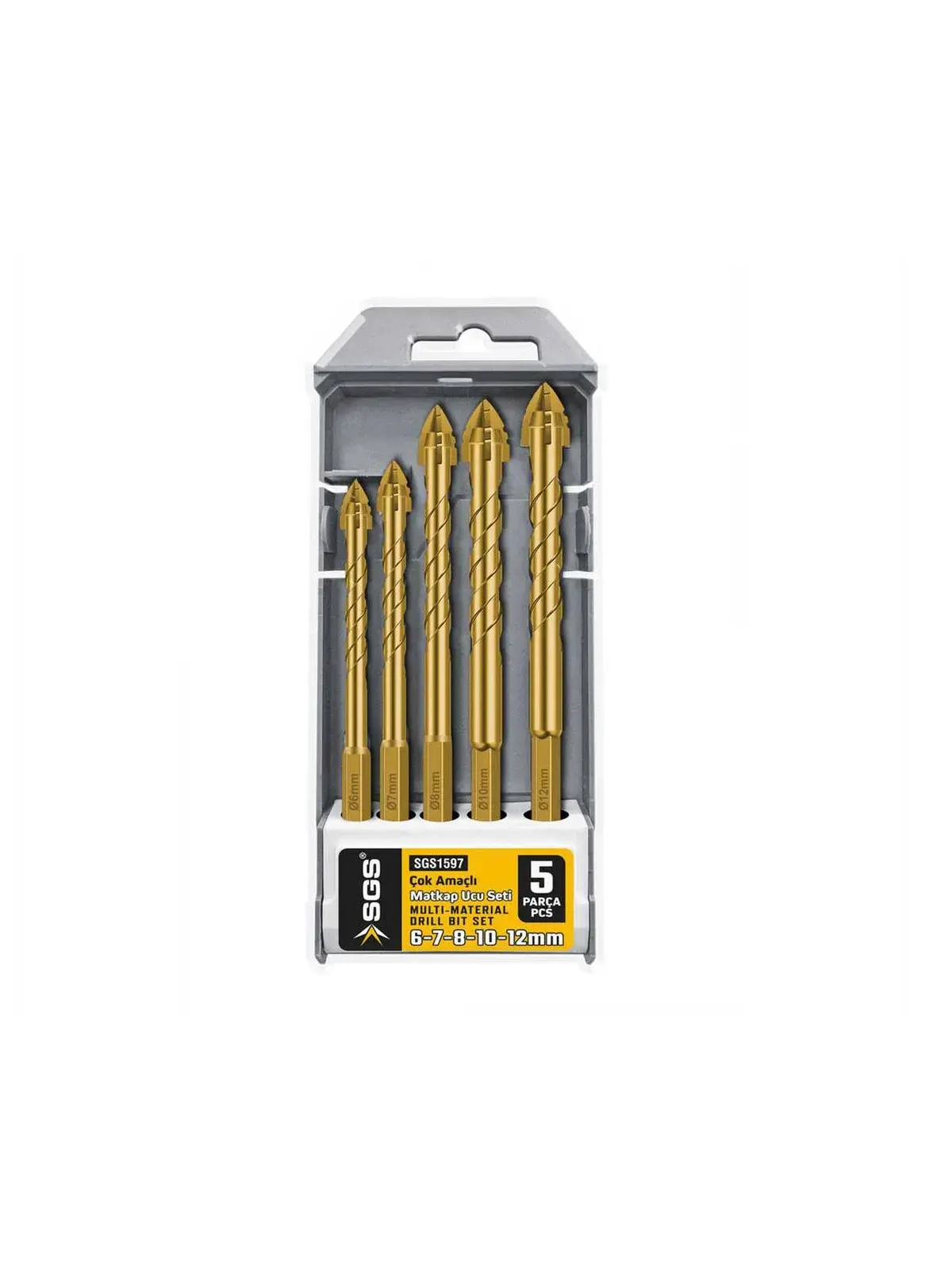 SGS Çok Amaçlı Matkap Ucu Seti 5 Parça SGS1597