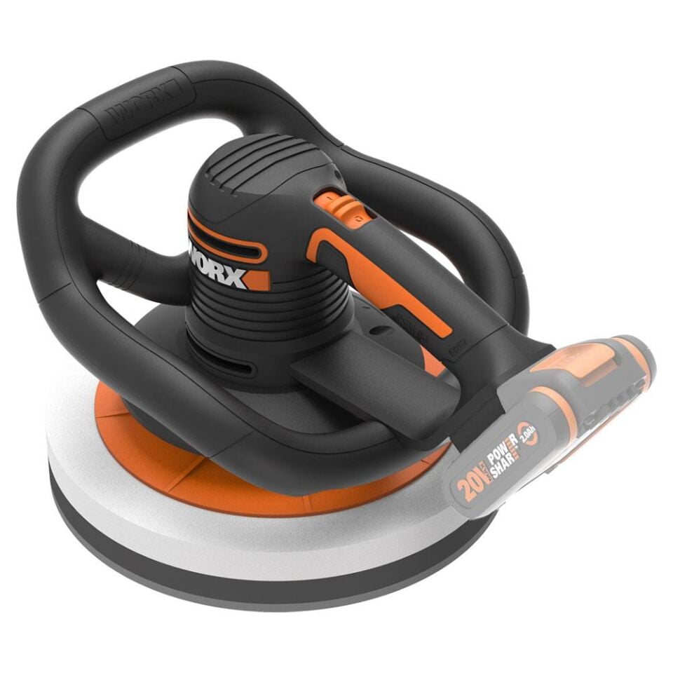 WORX WX856.9 20Volt 254MM Şarjlı Orbital Polisaj Makinesi (Akü Dahil Değildir)