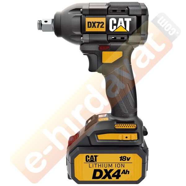 CAT DX72 18Volt/4.0Ah Li-ion Çift Akülü Şarjlı 350Nm Kömürsüz Profesyonel Somun Sıkma