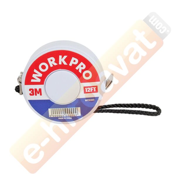 WORKPRO WP261001 3M/10FT Bez Şerit Metre / Mezura