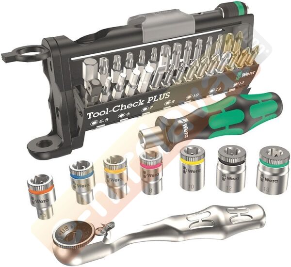 WERA Tool-Check Plus Lokma ve Bits Uç Takımı