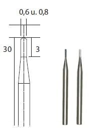 Proxxon Tungsten Karbür Freze Seti 2 Adet / 28321