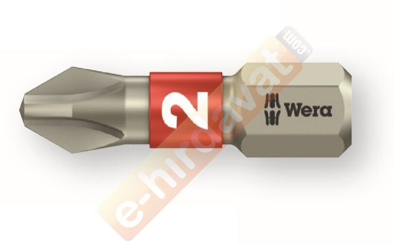 WERA PH2 x 25 mm Yıldız Bits Uç (3851/1 TS)