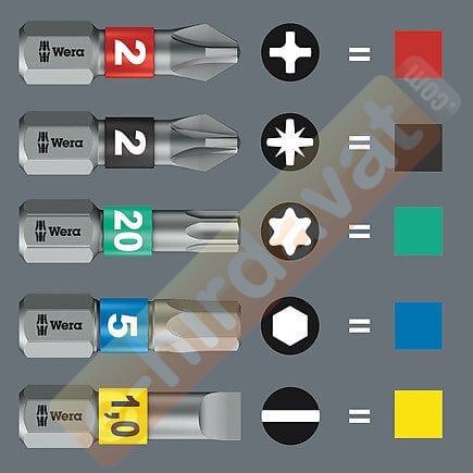WERA PZ3 x 50 mm Yıldız Bits Uç (855/4 BTZ)