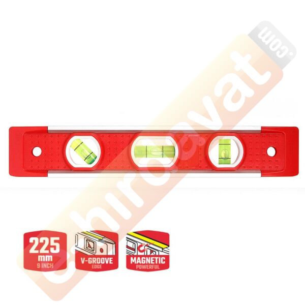 WORKPRO WP262026 225MM Manyetik Torpedo Su Terazisi