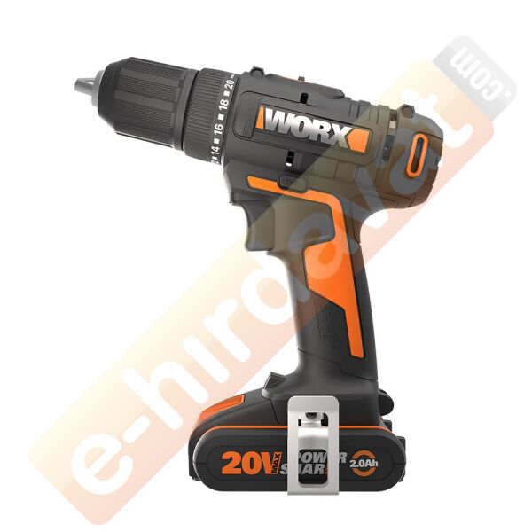 WORX WX108 20Volt/2.0Ah. Li-ion Çift Akülü Profesyonel Şarjlı Matkap