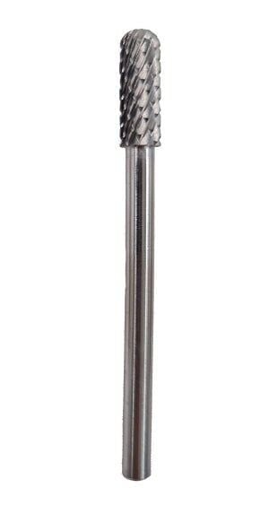 NEXON C Tipi Yuvarlak Başlı Silindir Elmas - Karbür Kalıpçı Freze Ucu 4.0 mm (Dremel Uyumlu) 