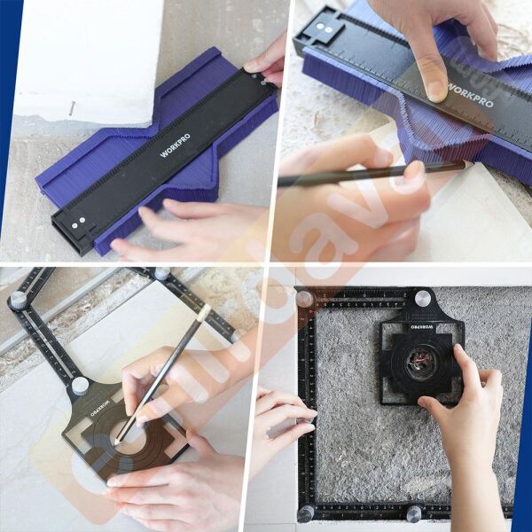 WORKPRO WP269001 250MM/10’’ Çok Fonksiyonlu Şekil Profil Kontur Ölçer