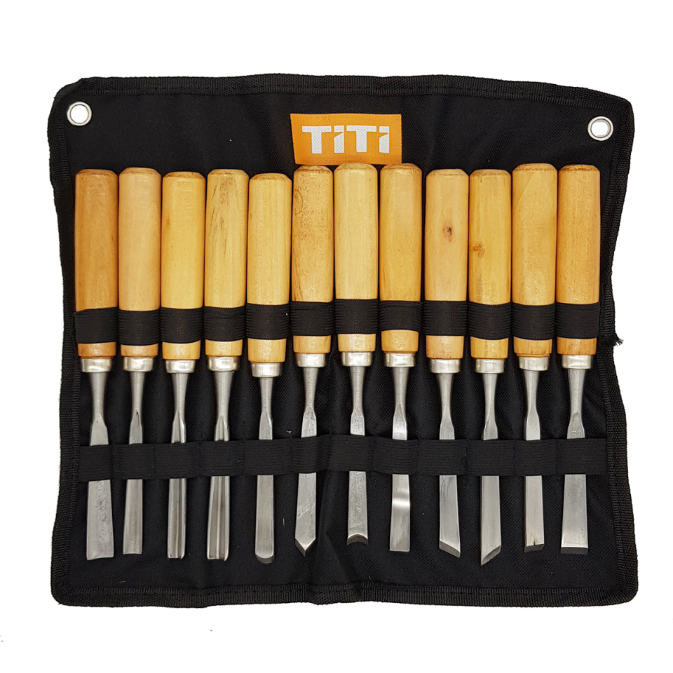 Titi 1180 Ahşap Oyma Seti 12 Parça