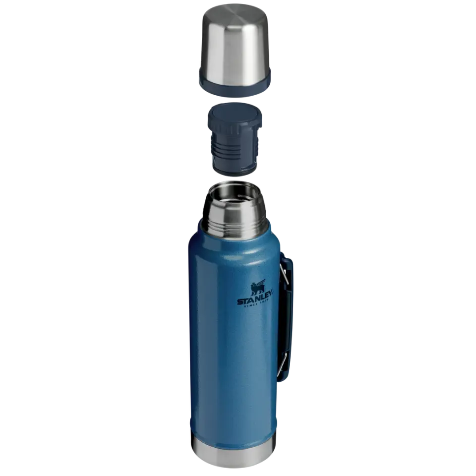 STANLEY Klasik Vakumlu Çelik Termos 1.4 Litre - Mavi