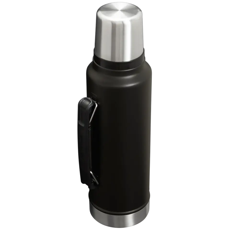 STANLEY Klasik Vakumlu Çelik Termos 1.4 Litre - Siyah