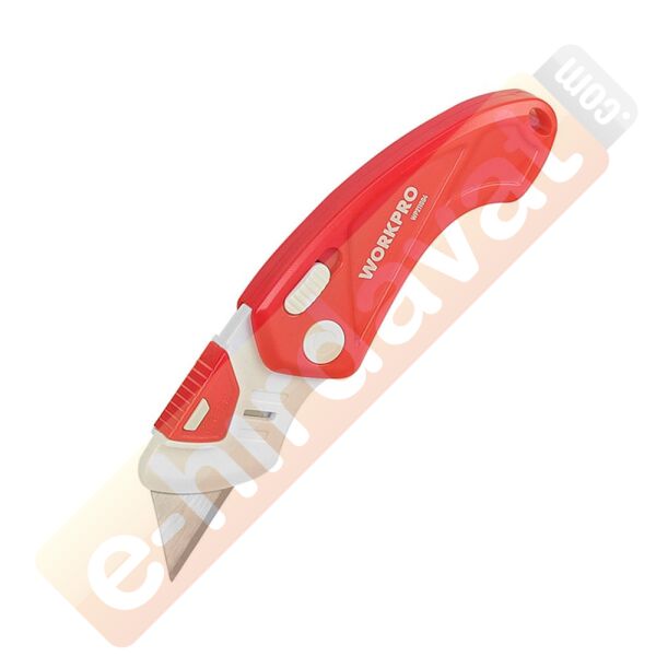 WORKPRO WP211004 Plastik Gövde Katlanır Rötuş Maket Bıçağı
