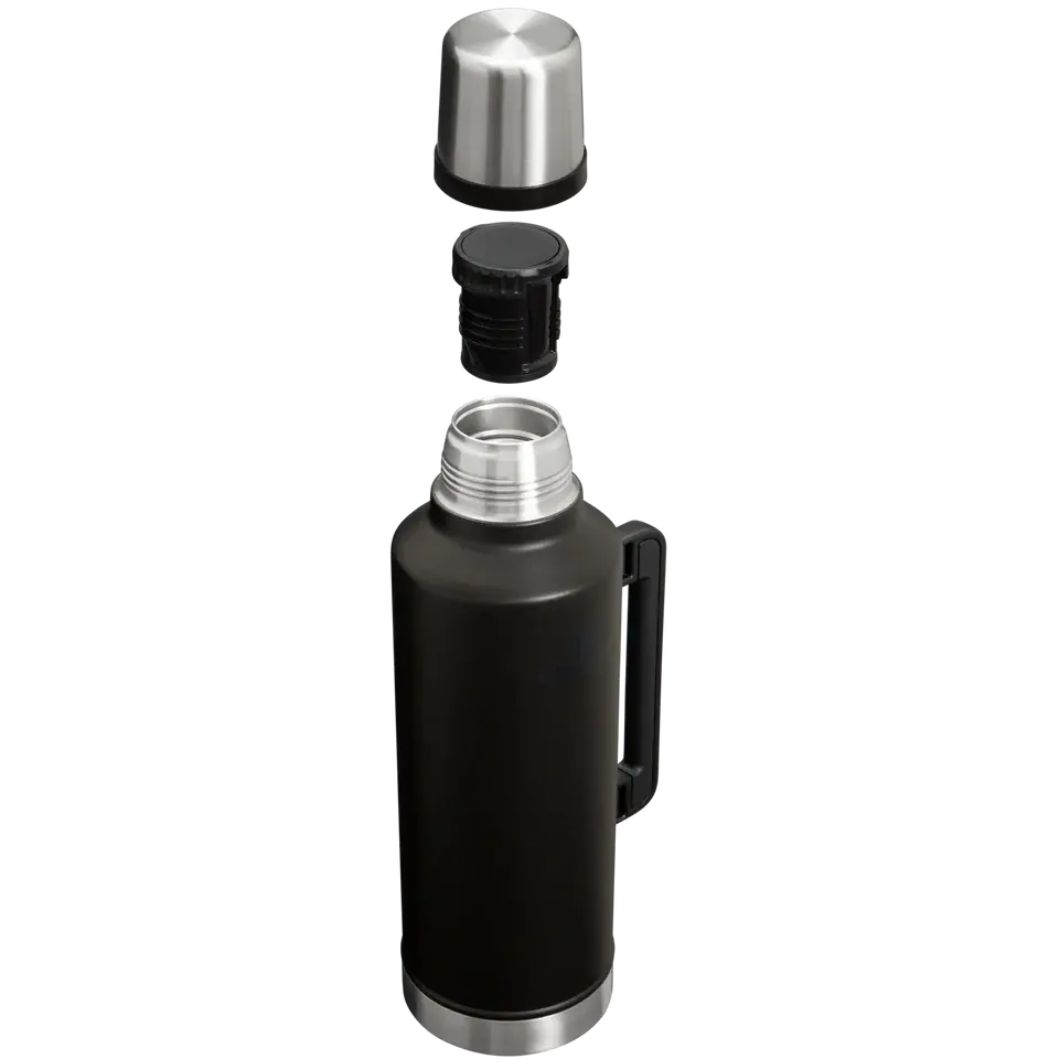 STANLEY Klasik Vakumlu Çelik Termos 2.3 Litre - Siyah