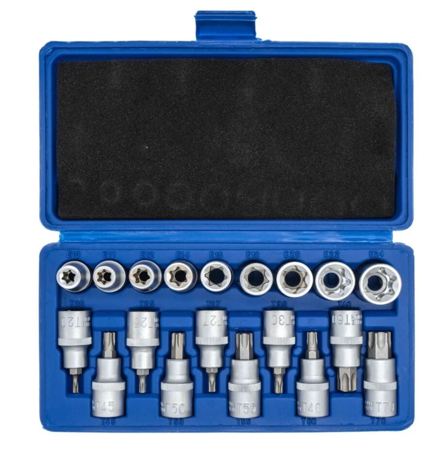 NEXON 5440 1/2'' İç-Dış Torx Lokma Anahtar Takımı 19 Parça