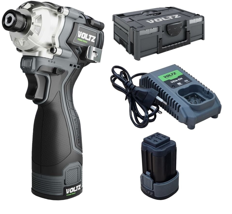 VOLTZ VZSD16-20 Akülü Torklu Vidalama 16.8 Volt 2 Amper  Çift Akülü