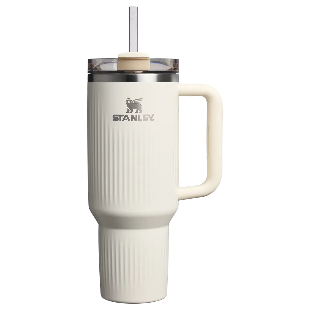 Stanley Quencher Fluted Pipetli Termos 1.18 Lt - Krem