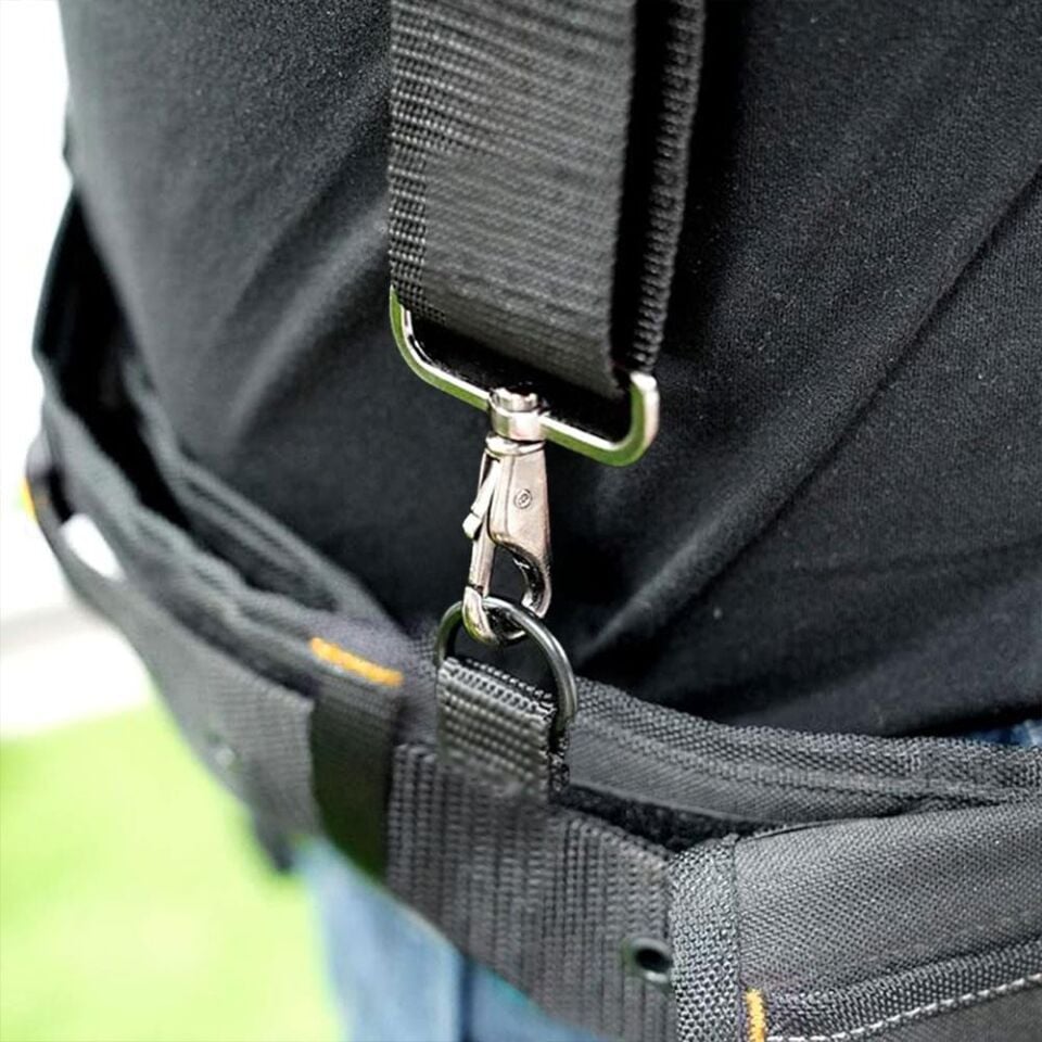 CAT DA980573 4 Kollu Askı Kancalı Ağır Hizmet Bel Alet Çantası için Omuz Askılığı