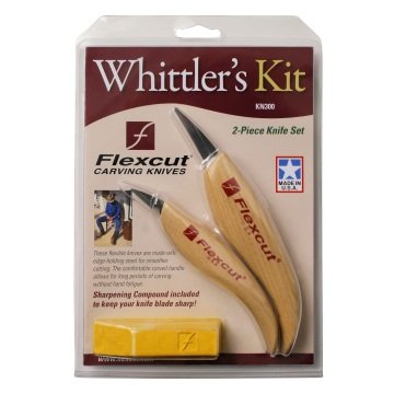 Flexcut Whittler's Yontma Seti 2 Parça + Cila