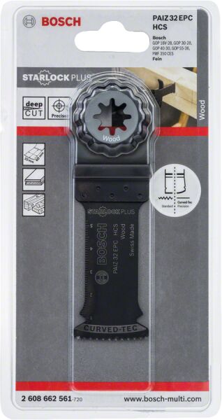 Bosch Aksesuarlar Bosch - Starlock Plus - PAIZ 32 EPC - HCS Ahşap İçin Daldırmalı Testere Bıçağı 1'li