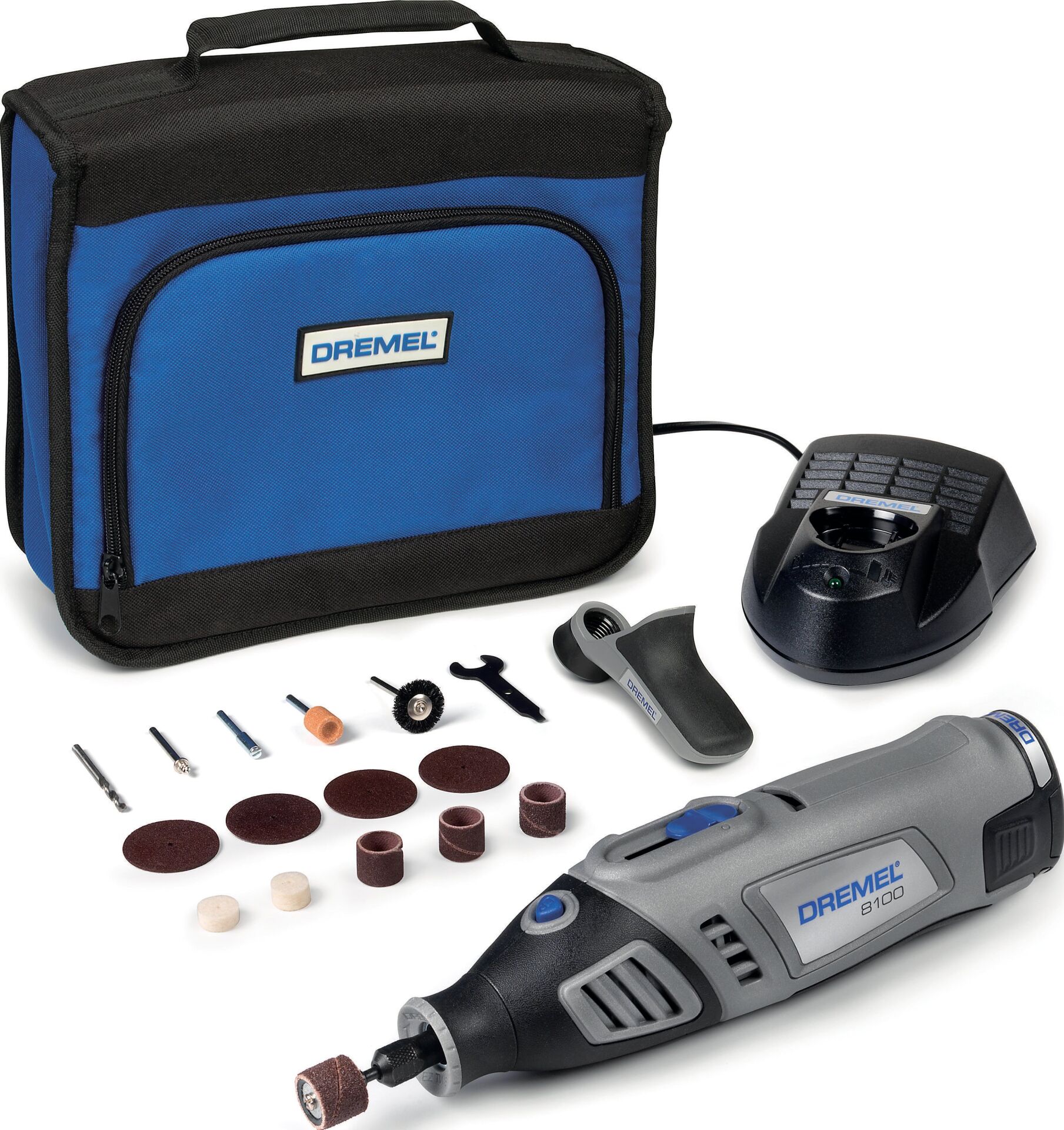 Dremel 8100 Li-ion Akülü El Motoru 15 Aksesuarlı / F0138100JC