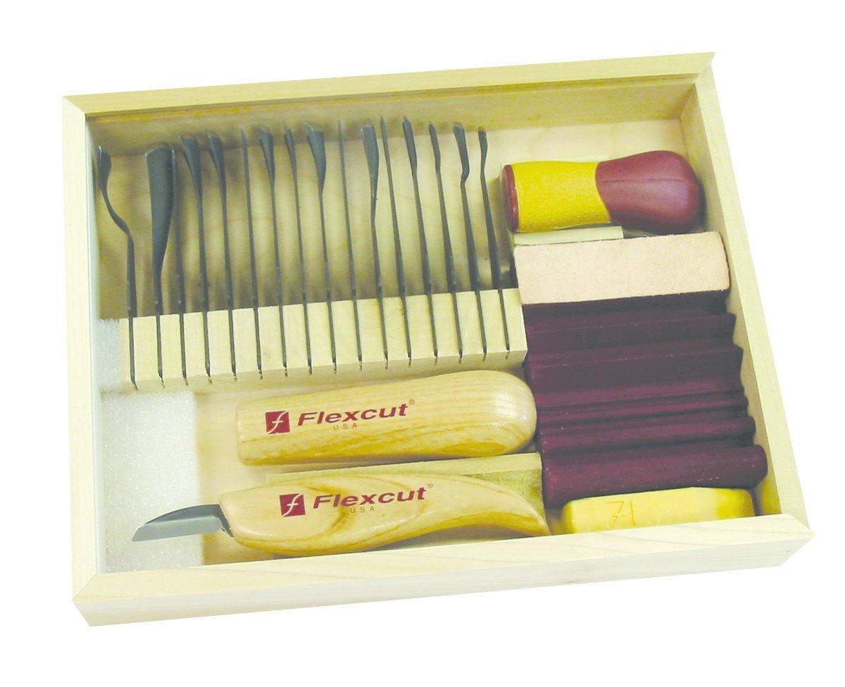 Flexcut Değiştirilebilir Uçlu Oyma Seti - 21 Parça