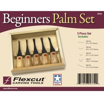 Flexcut Avuç İçi Oyma Başlangıç Seti - 5 Parça 