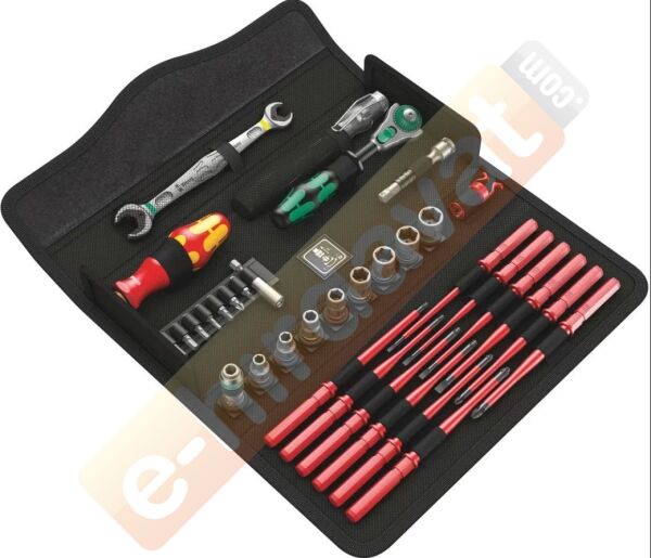 WERA W1 Kraftform Kompakt 35 Parça Çantalı Tamir Seti (05135926001)
