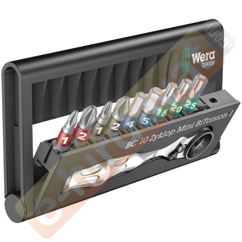 WERA Bit-Check 10 Zyklop Mini Dairesel Uç Seti (05057418001)