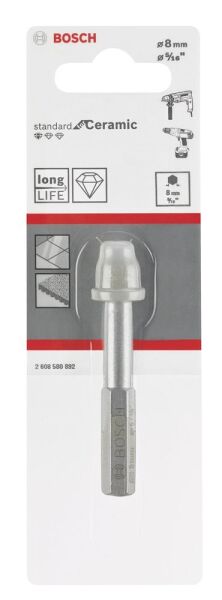 Bosch Aksesuarlar Bosch - Standard Seri, Matkap İçin Seramik Kuru Elmas Delici 8*33 mm