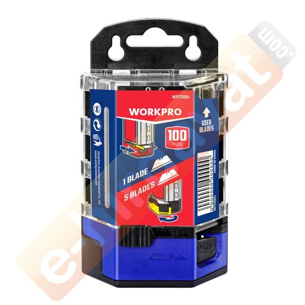 WORKPRO WP213004 100’Lü Rötuş Maket Bıçağı Yedeği