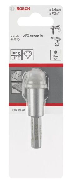 Bosch Aksesuarlar Bosch - Standard Seri, Matkap İçin Seramik Kuru Elmas Delici 14*33 mm